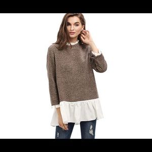 Loose Ruffle Sweater